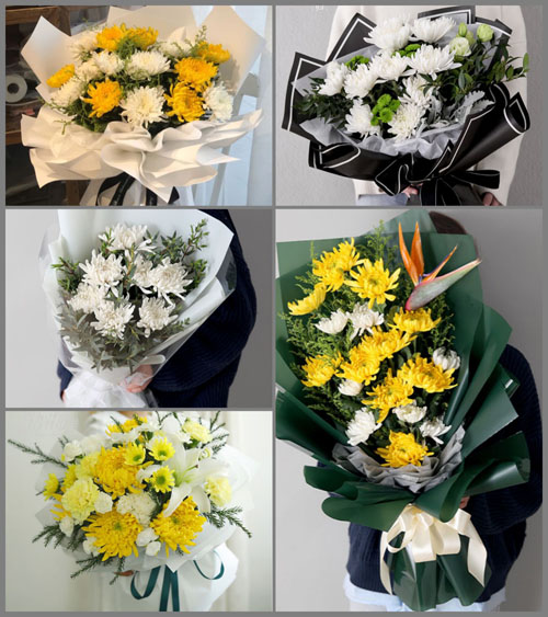 江苏扬州邗江区蒋王街道白事花束代送